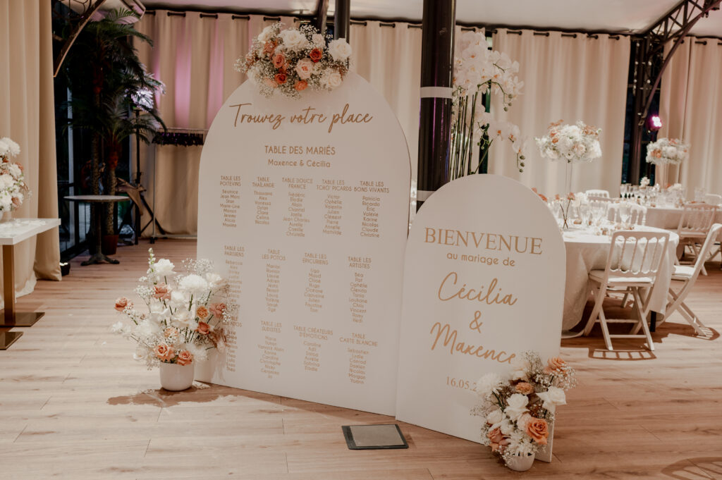 panneau de bienvenue Mariage
